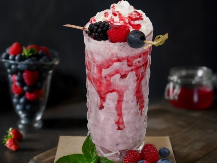 Mix Berries Milk Shake