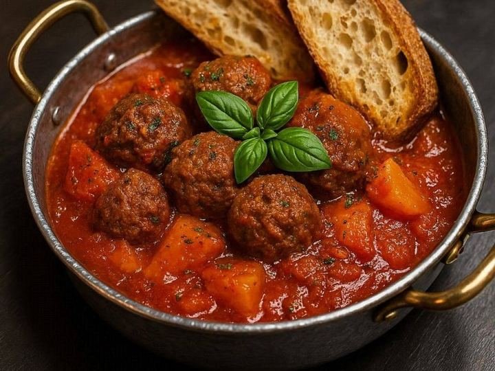 Meat Balls & Tomato Sauce